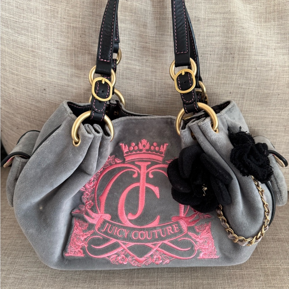 Juicy Couture Velour Shoulder Bag